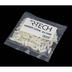 R-TECH 524356 Miniature Snap-Fit Nylon PCB Supports 6.3mm - Pack Of 100