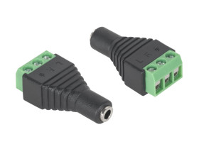 Gniazdo JACK 3.5mm stereo z kostką montażową ARK