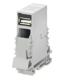 Moduł 2 -pinowe na szynę DIN Weidmuller USB długość 59.55mm