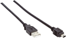 Złącze i kabel Złącze A USB A liczba rdzeni 4 długość 3m Rodzaj A Męskie Złącze B Mini USB A