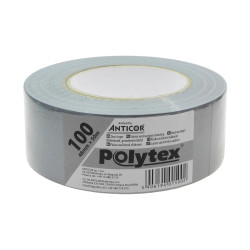 Taśma naprawcza uniwersalna POLYTEX 100 Duct Tape, srebrna 48x0.16mm, rolka 50m