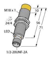 Turck Czujnik indukcyjny nie podtynkowy NI12U-G18-ADZ30X2-B3331