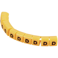 TruComponents 40990 Pre-printed Cable marker D OD 3-3.60mm