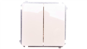 Simon Basic Łącznik Schodowy Z Podświetleniem Beżowy Bmw6/2L.01/12