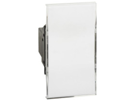 LIVING NOW Przycisk z plakietką opisową-12V - 2 moduły K4040V12 LEGRAND