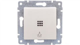 Vena Przycisk /Światło/ Z Podświetleniem Krem 520313