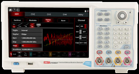 UTG9604T generator funkcyjny 4 x 600MHz 2,5GSa/s LCD 16bit Uni-T
