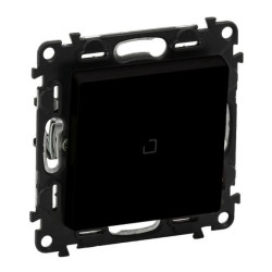 VALENA LIFE przycisk przełączy no/nc podświetlany czarny 756332