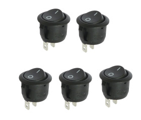 Opencircuit Rocker switch round 23mm - 5 pcs