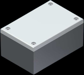 ABS enclosure, (L x W x H) 85 x 56 x 41.4 mm, gray, CP/1.20 GRAU