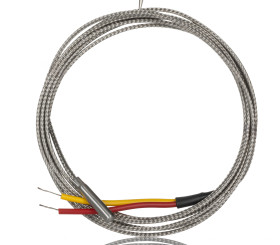 Termopara z uziemieniem K średnica 4.76mm długość 25mm -60 → +350°C Końcówka z gołym kablem RS PRO