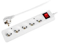 KAB49.3-10 Przedłużacz sieciowy z kostką 5x z wyłącznikiem długość 3m 10A