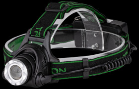 Latarka czołowa akumulatorowa ze zmienną optyką 500lm Tracon