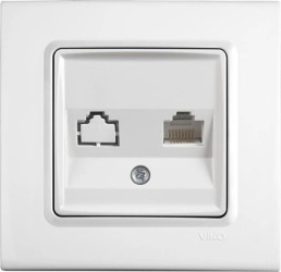 Linnera S Gniazdo Komputerowe 1xrj45 Kat.5e, Kolor Biały / 91440032