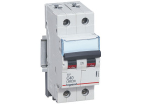 Wyłącznik nadprądowy C 40A 2P 6kA S 302 TX3 403532 LEGRAND