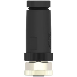 TE Connectivity 6-2271123-2 M12 Plug Connector 12-Pin Right Angle