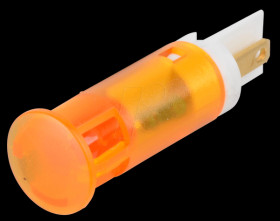 QS101XXO12 Indicator LED, 12 V DC, 10 mm, FASTON, orange