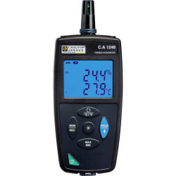 Chauvin Arnoux P01654246 C.A 1246 hygrometer with Data logger &amp; USB/Bluetooth