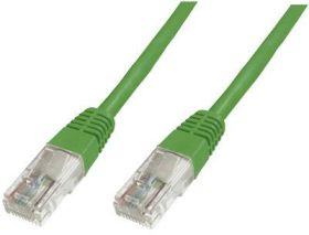 kabel LAN RJ45, Digitus DK-1511-005/G Patchkabel U/UTP, U/UTP, CAT 5e, 0.50 m, zielony