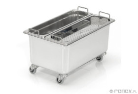 Wózek z systemem namaczania mopów do Cleanroom