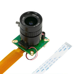 12.3MP IR-CUT HQ Camera with 6mm CS Lens for Raspberry Pi