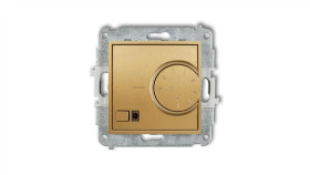 Mini Regulator Temperatury Elektroniczny Z Czujnikiem Powietrznym Złoty 29Mrt-2