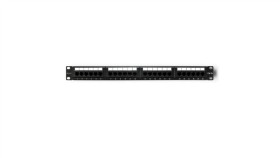 Qoltec Patch Panel Rack 24 Porty Kat.5E Utp Czarny