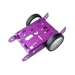 Aluminiowe podwozie 2WD z silnikami, fioletowe