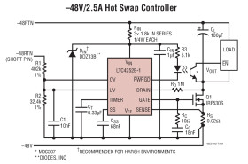 Negative Voltage Hot Swap Controllers