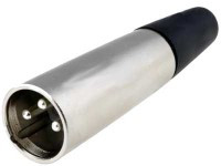 CAN3-WK Wtyk Canon mikrofonowy na kabel 3 pin