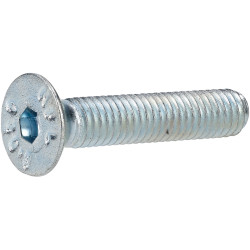 R-TECH 337394 M5 X 25 Hex Socket Countersunk Screws Steel BZP - Pack Of 100