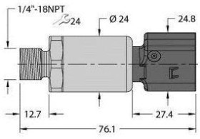 Turck Przetworniki ciśnienia 1 szt. PT600R-2103-I2-KO28A2