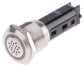 Brzęczyk 220 V AC Montaż panelowy RS PRO