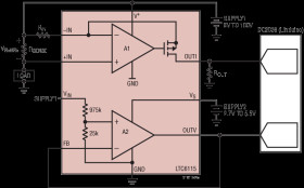 High Voltage High Side Current and Voltage Sense
