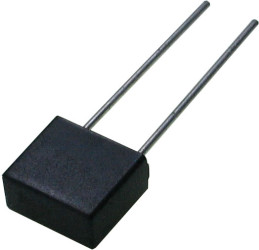 F 6,3A 250V Bezpiecznik kubkowy szybki prąd 6.3A napięcie 250VAC r=5.08mm okrągły brązowy FUSE F6.3A250V LITTELFUSE. Typ bezpiec