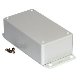 1591CF2SGY Hammond Multipurpose Grey GPABS Enclosure Flanged Base 120 x 65 x 40mm