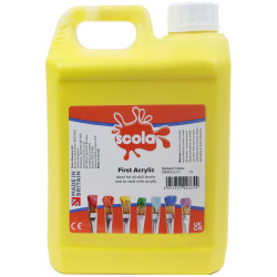 Scola DKAC2l/21 Scola First Acrylic 2lt Brilliant Yellow
