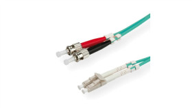 Value Kabel F.O. 50/125Μm Om3, Lc/St, Turkoois, 2M