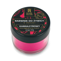 Barwnik do żywicy epoksydowej Royal Resin - fluorescencyjny w proszku - 10g - karmazynowy