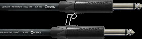 CXI 1,5 PP CORDIAL 6.3-mm mono jack, mono jack, 1.50 m