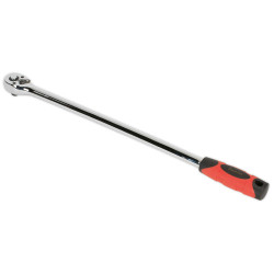 Sealey AK6694 Ratchet Wrench Extra-Long 435mm 3/8&quot;Sq Drive