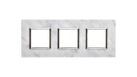 Dante Ramka Potrójna Kamień Bianco 4504483