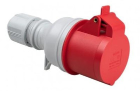 Gniazdo siłowe przenośne 16A 3P + N + uziemienie GSP-5-16/22/30