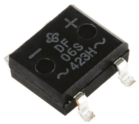 Mostek prostowniczy Jednofazowy 1A 600V Połączenie silikonowe DF-S