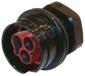 Puszki, TH406, Nylon 66, Montaż na panelu, 3-pinowe