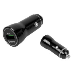 Ładowarka USB samoch.NMF-C50 QC 5V 2A/9V 1,5A/12V Nafumi