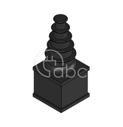 Moduł uszczelniający KT-DPF mały, KT-DPF-A, z otworem 1x3-12 mm, 41360