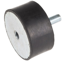 Podstawka antywibracyjna M16 średnica 100mm wysokość całkowita 50mm Cylinder męski-żeński