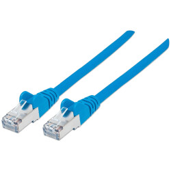 Intellinet 735384 Network Patch Cable, Cat6, 2m, Blue, Copper, S/FTP, LSOH / LS