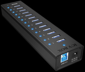 70420 USB 3.0 HUB 13-Port + 1x charge port, active